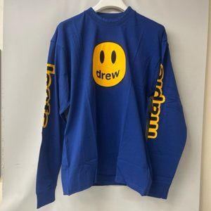 Drew House x Toronto Maple Leafs Mascot Mock Neck Crew in Blue, Size XXL- NEW